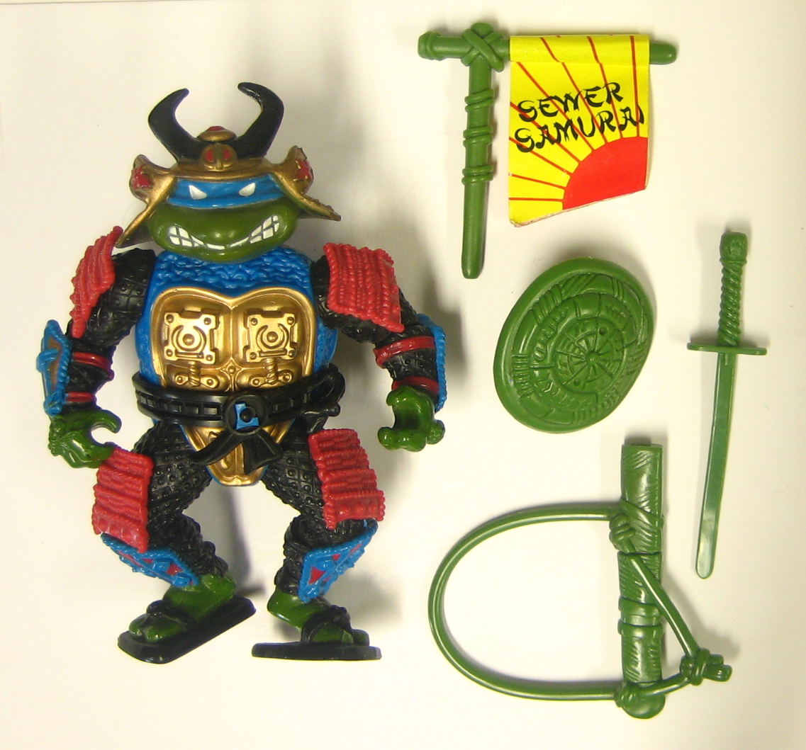 TMNT Original Series Leo the Sewer Samurai Action Figure - Complete