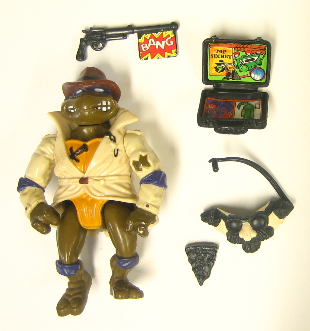 TMNT Original Series Don the Undercover Turtle Action Figure - Complete