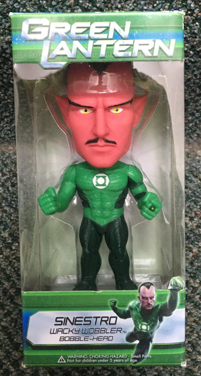 Green Lantern Sinestro Wacky Wobbler Bobblehead from Funko