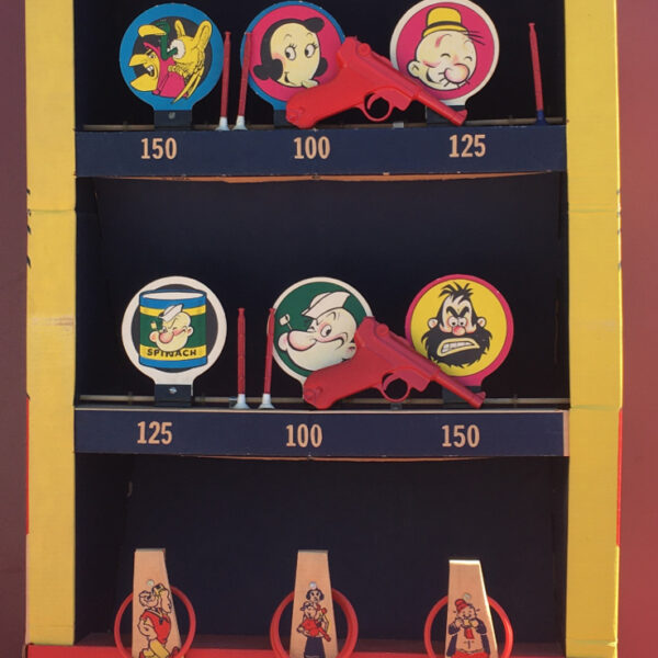 1965 Toymaster Popeye Carnival Game Complete The Toys Time