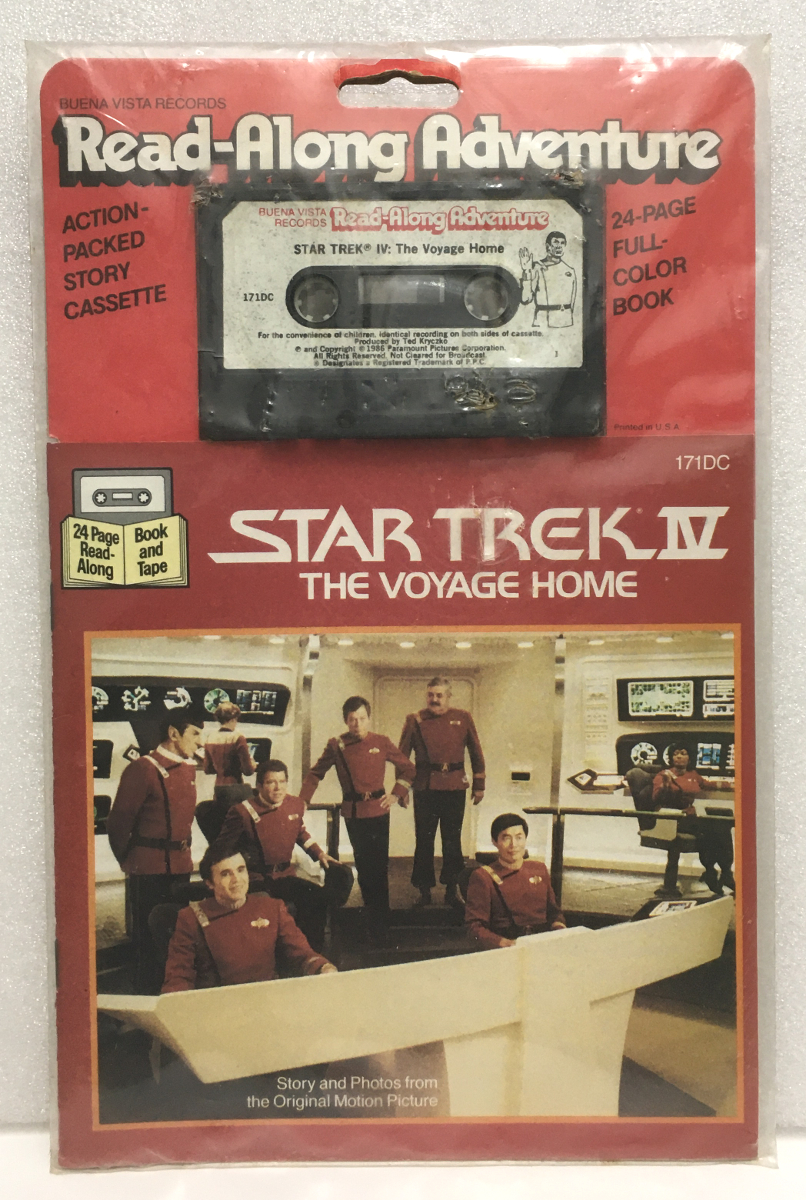 star trek the voyage home book and tape set 1