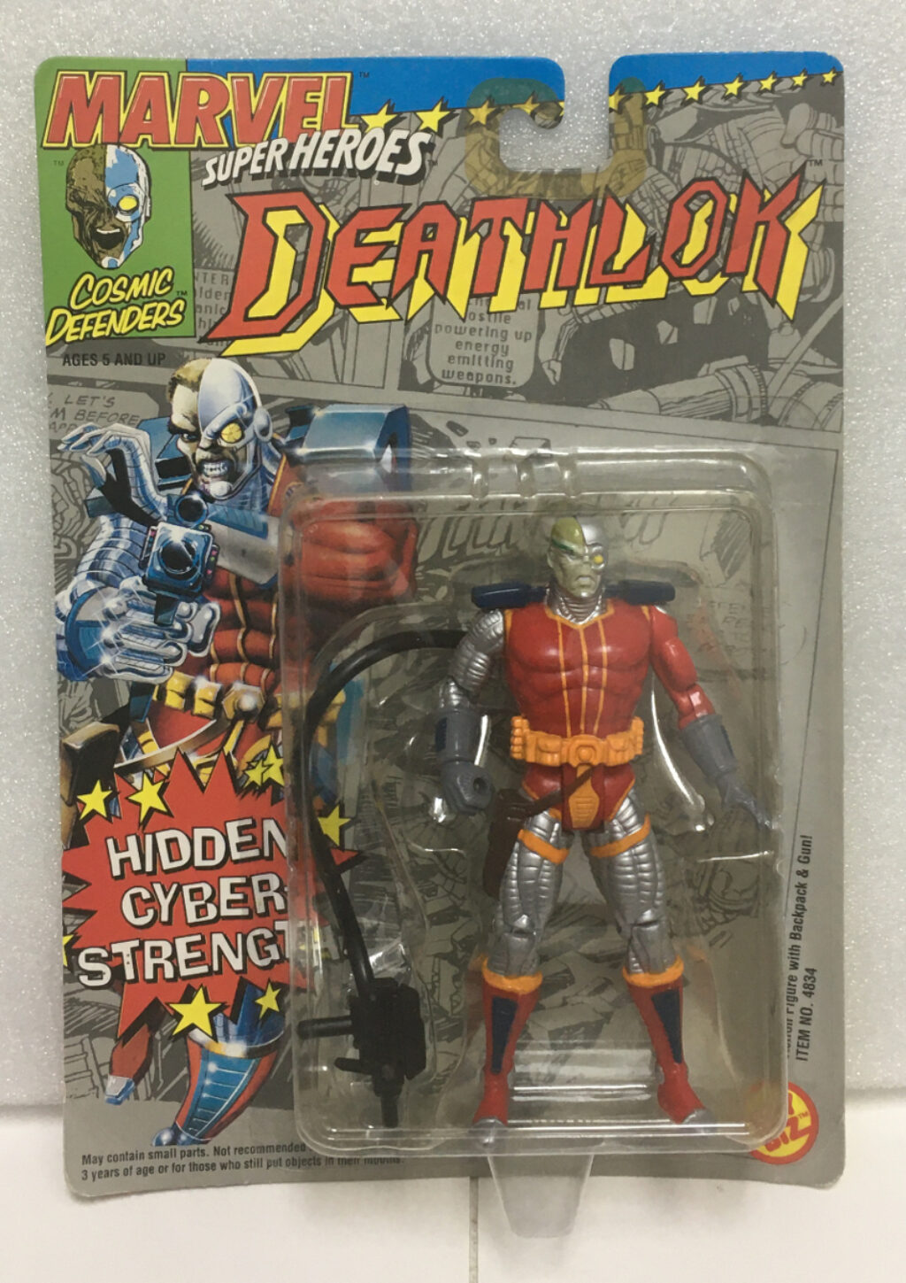 1992 toy biz marvel super heroes deathlok action figure 1