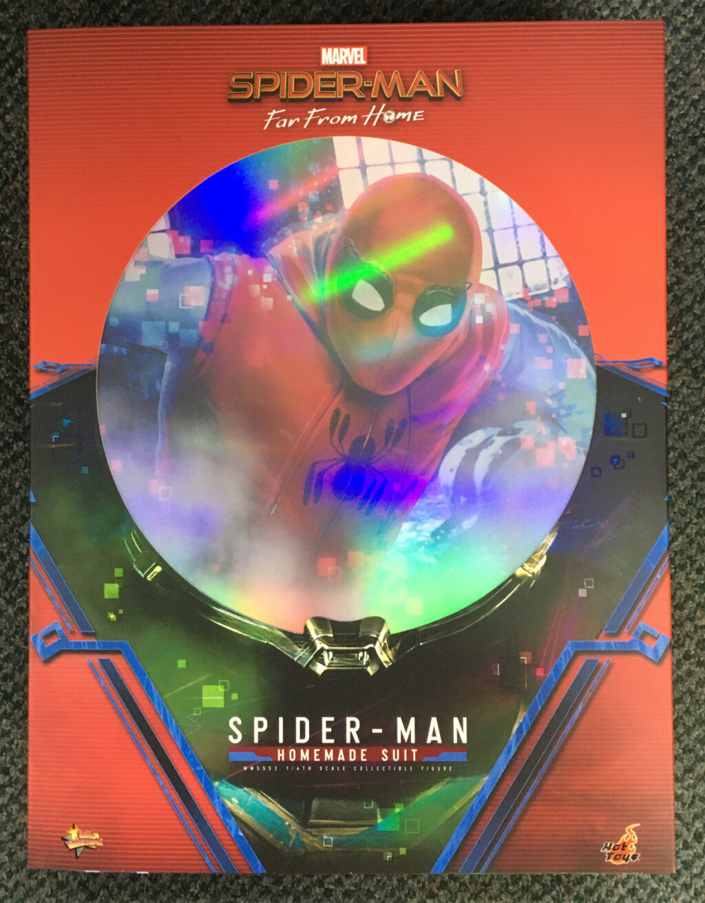 hot toys spider-man far from home homemade suit 1:6 scale figure 1