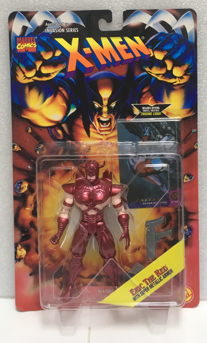 Toy Biz X-Men Eric the Red Action Figure: Mint on Card - Toy Biz Eric The ReD 1