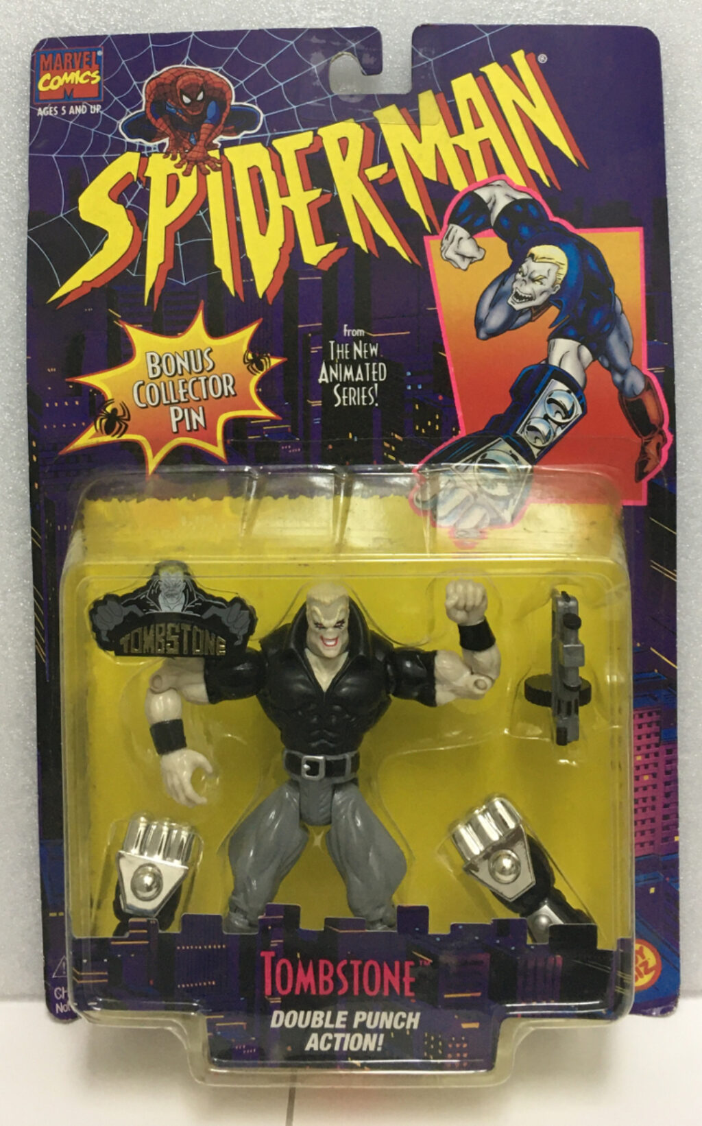 toy biz spider-man the animated series tombstone action figure 1
