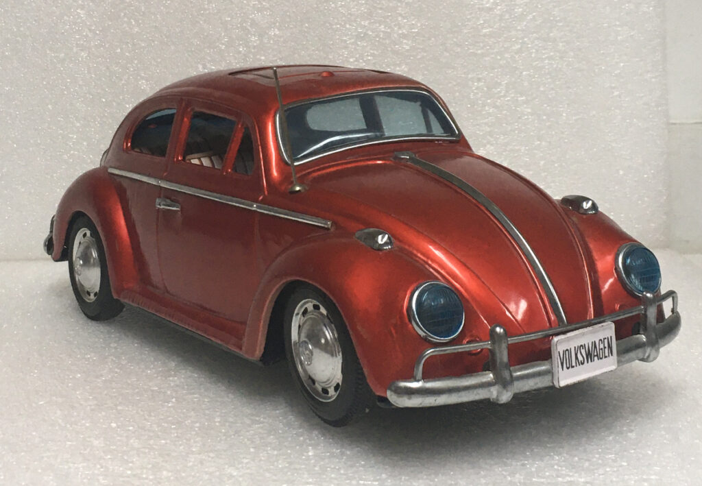 1960's bandai volkswagen beetle battery-op 1