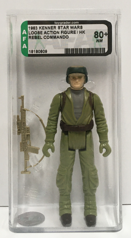 1983 AFA-Graded 80+ NM Kenner Star Wars Rebel Commando