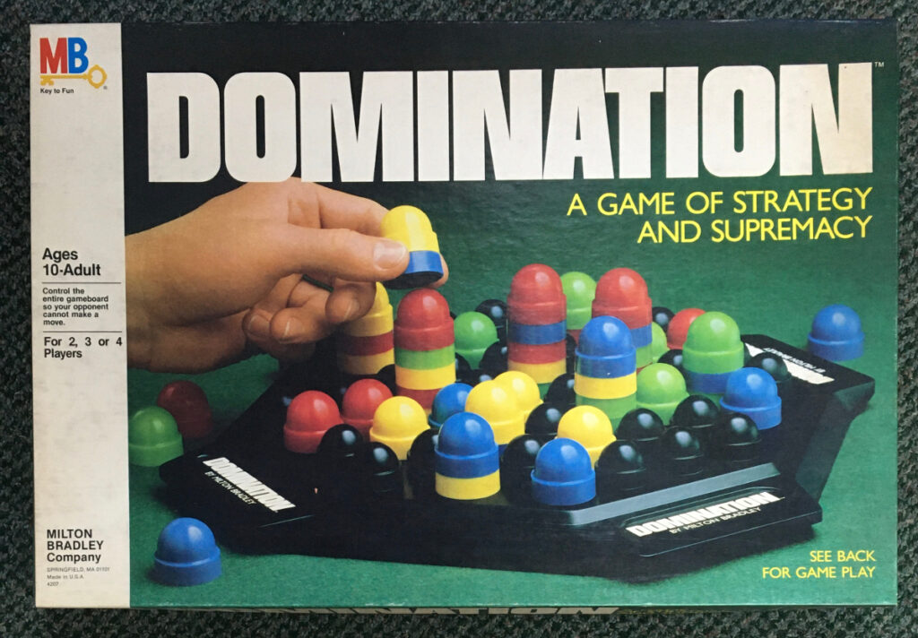 1982 milton bradley domination game 1