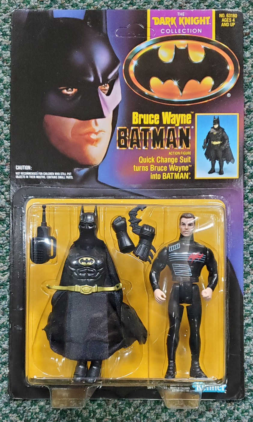 Kenner Dark Knight Collection Bruce Wayne Batman Action Figure - MOC - Case Fresh Unpunched Card 1
