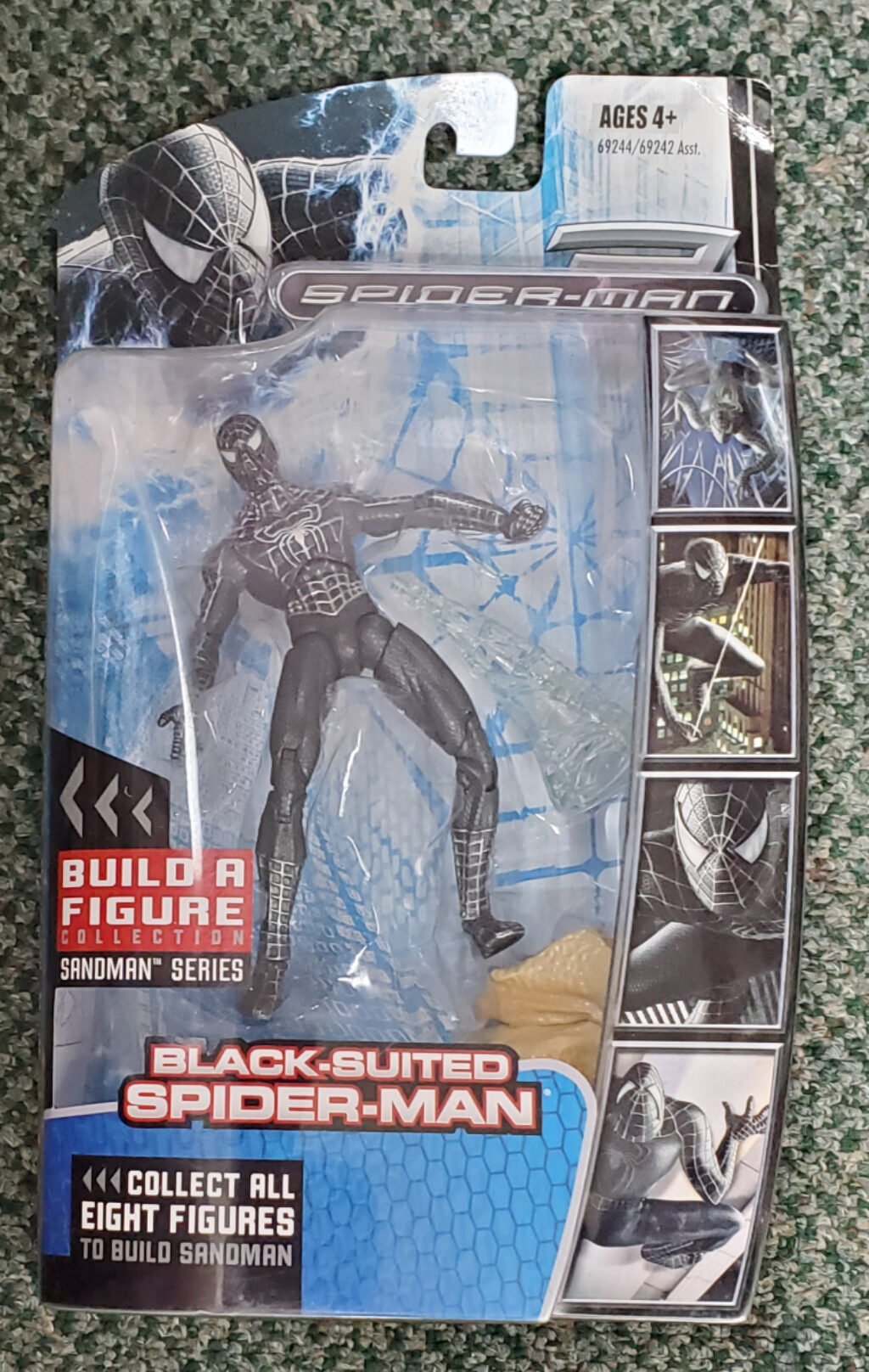 Hasbro Spider-Man 3 Black-Suited Spider-Man Action Figure: Mint on Card 1