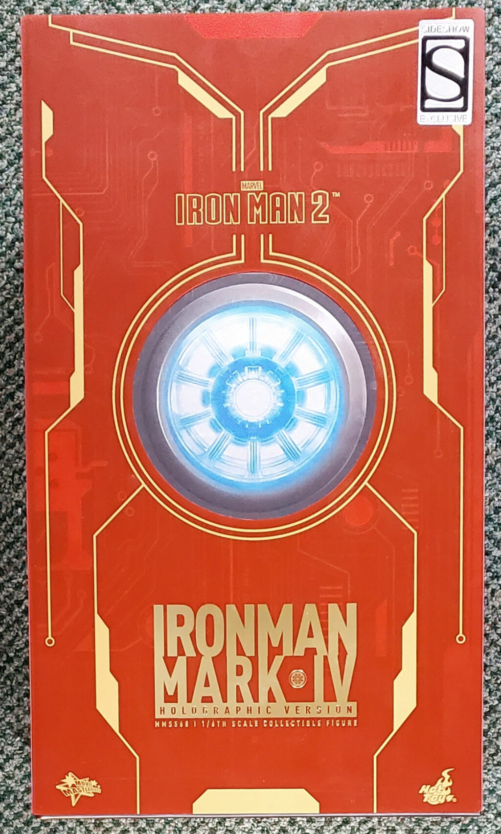Hot Toys Sideshow Exclusive Iron Man 2 Mark IV (Holographic Version) 1:6 Scale Figure 1