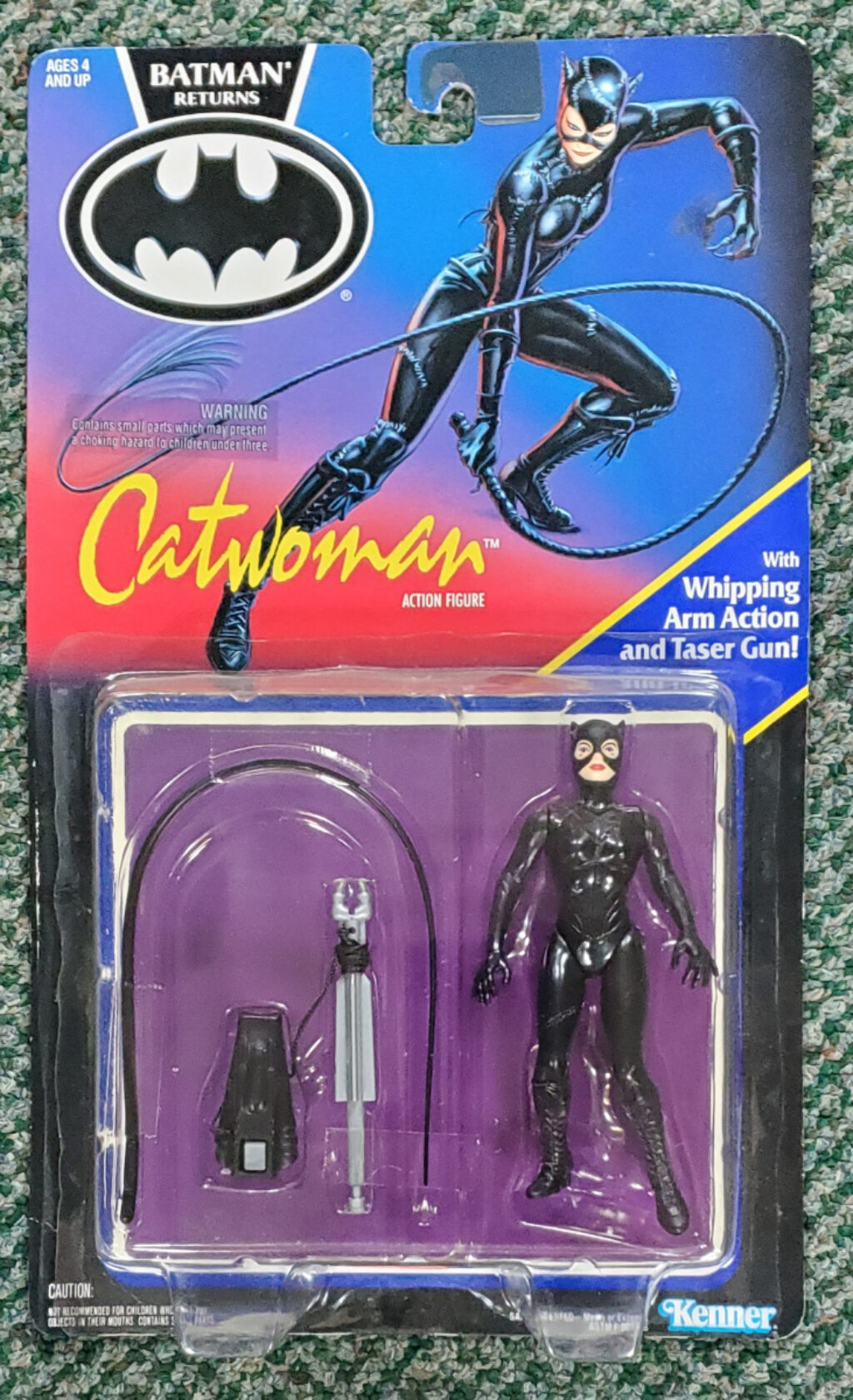 MOC Kenner Batman Returns Catwoman Action Figure - Mint on Factory Sealed Card 1