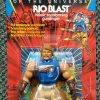 MOC 1983 Masters of the Universe (MOTU) Rio Blast Action Figure on Factory Sealed Card 1