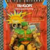MOC 1983 Masters of the Universe (MOTU) Tri-Klops Action Figure on Factory Sealed Card 1