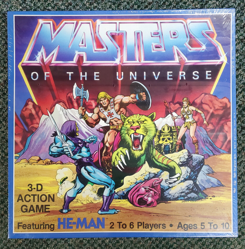 MISB 1983 Masters of the Universe (MOTU) 3-D Action Game in Factory Sealed Box 1