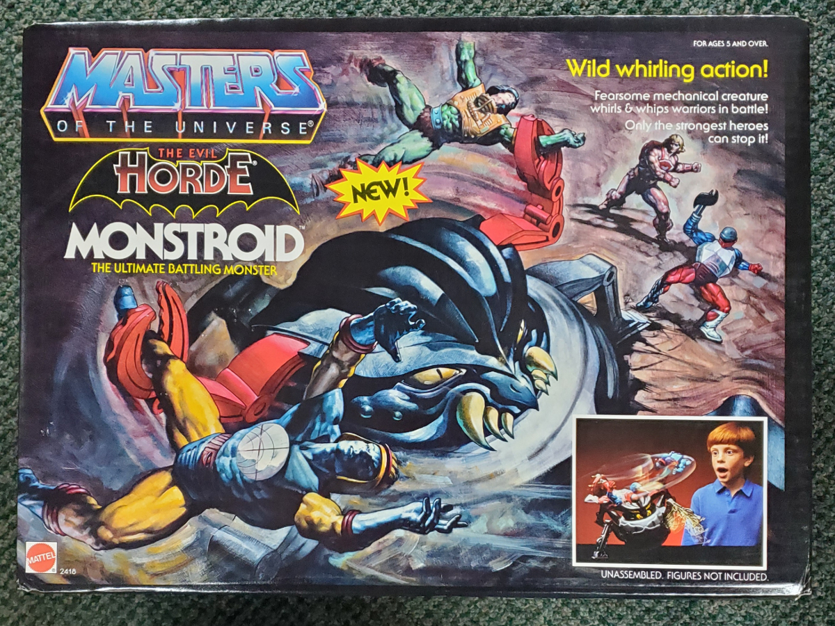 MIB 1986 Masters of the Universe (MOTU) Monstroid in Factory Sealed Box 1