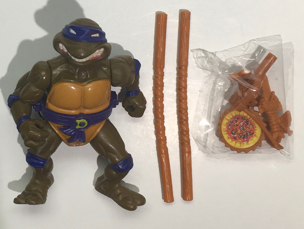 TMNT Original Series Donatello with Storage Shell Action Figure - Complete 1