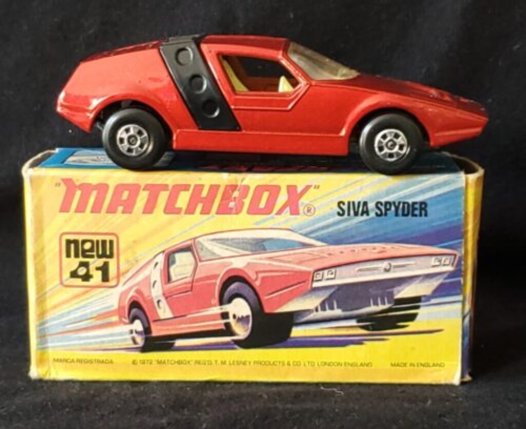 NM Matchbox 41-D Siva Spyder in the Box 1