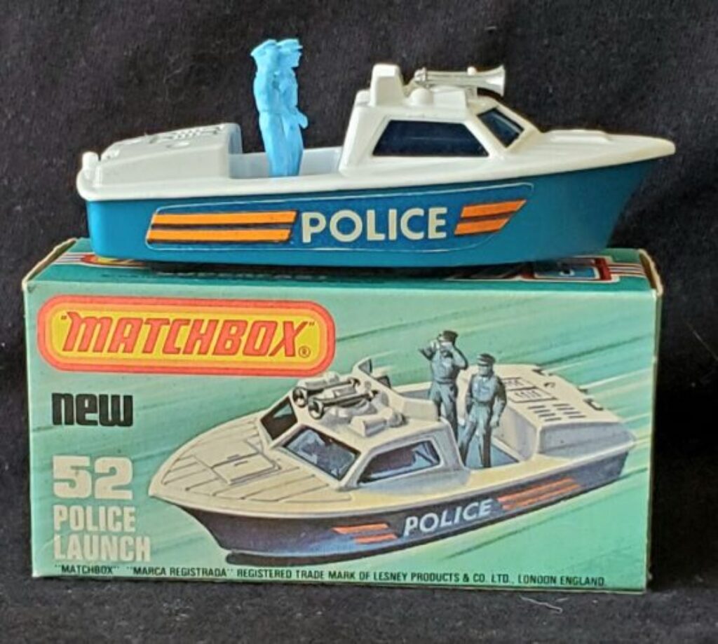 NM Matchbox 52-D Police Launch in the Box 1