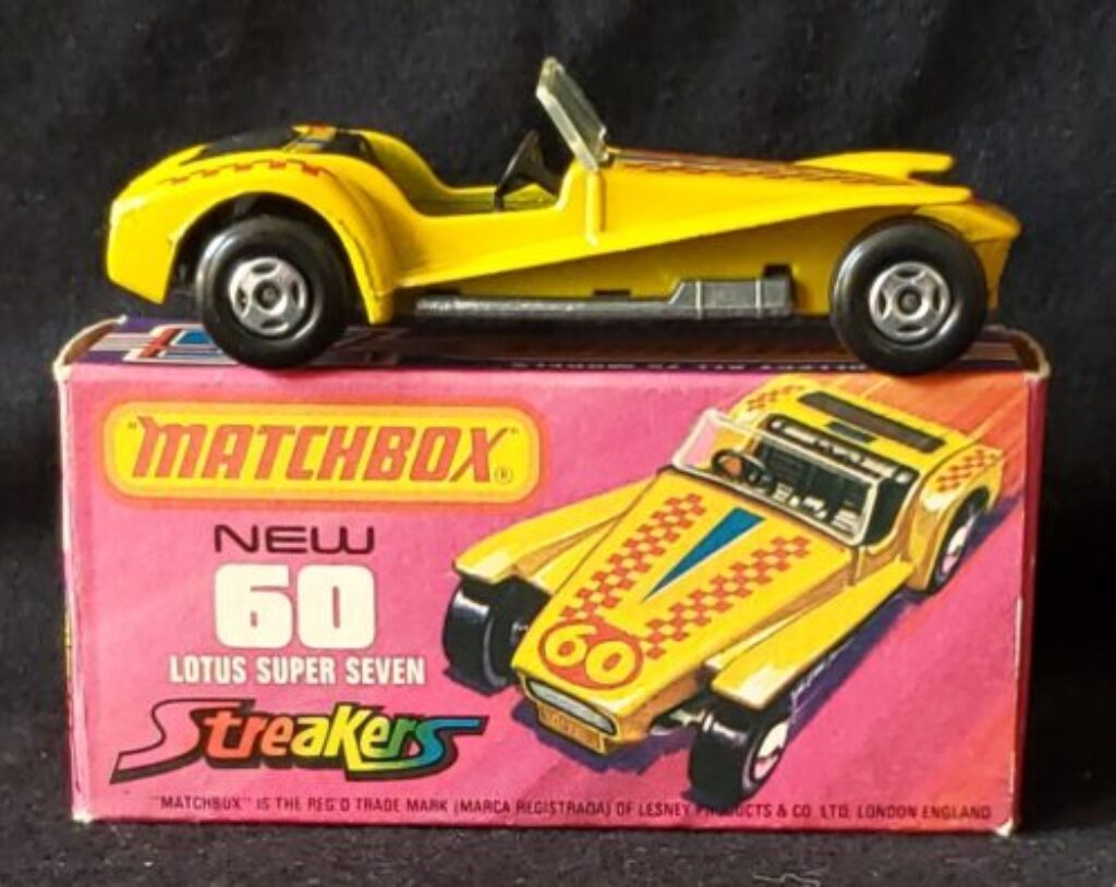 NM Matchbox 60-C Lotus Super Seven in the Box 1