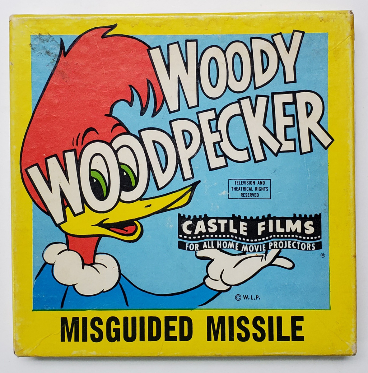 Castle Films Woody Woodpecker #533 Misguided Missile 8 mm Complete Edition Film Reel in the Box 1