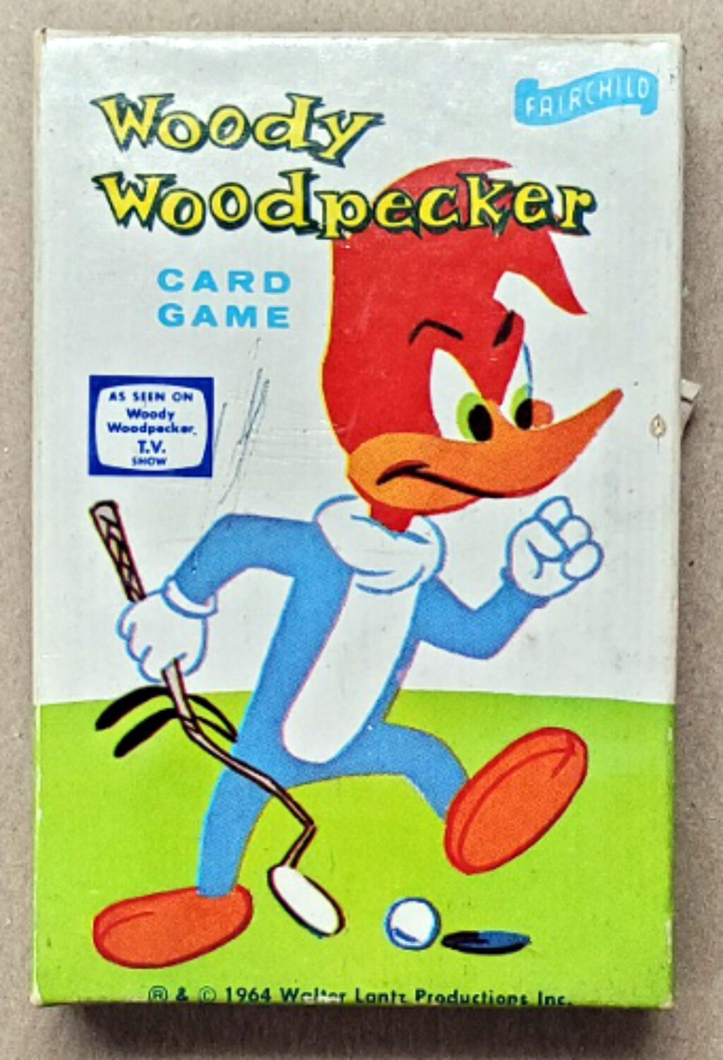 1964 Woody Woodpecker Card Game by Fairchild: Mint in the Box 1