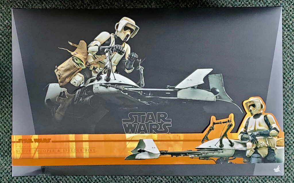 Hot Toys Star Wars The Mandalorian Scout Trooper and Speeder Bike 1:6 Scale Figure Set 1