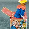 1967 Mattel Wizard of Oz Scarecrow in the Box Musical Toy 2