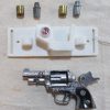 1950's Nichols Pinto Cap Pistol with Holster Clip and Cartridges 2