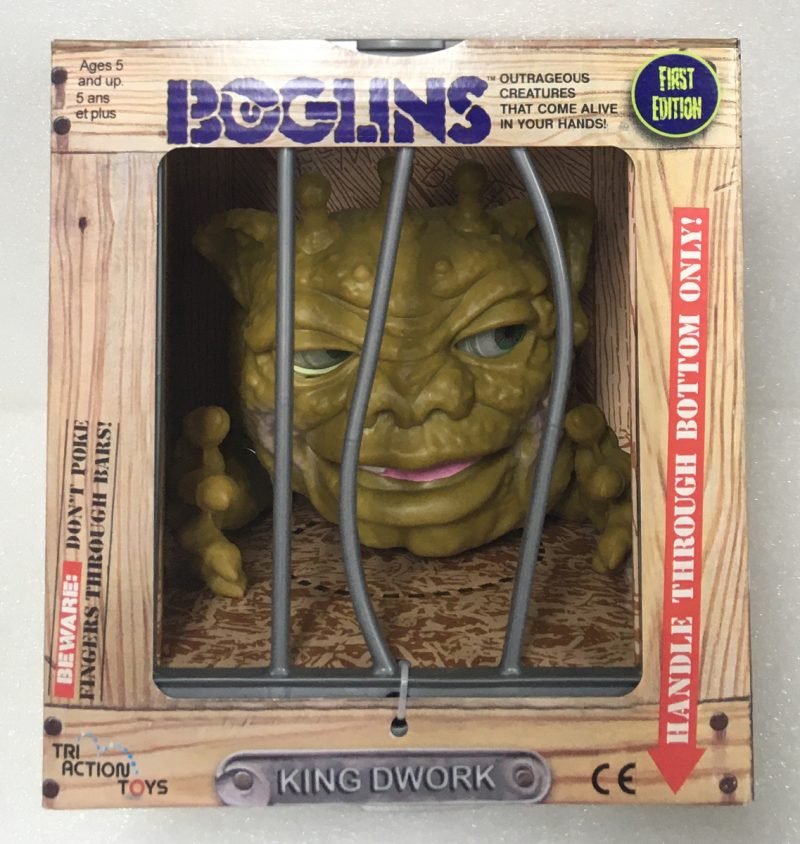 MIB Tri Action Toys First Edition King Dwork Boglins Puppet: Mint in Box 1