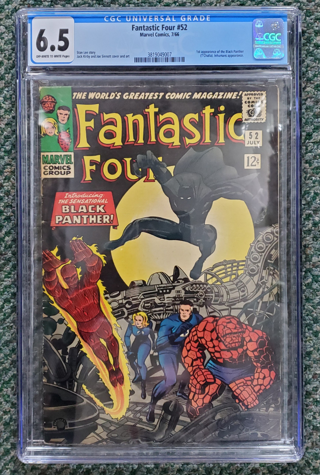 Fantastic Four #52 CGC-Graded 6.5: 1st Appearance of Black Panther