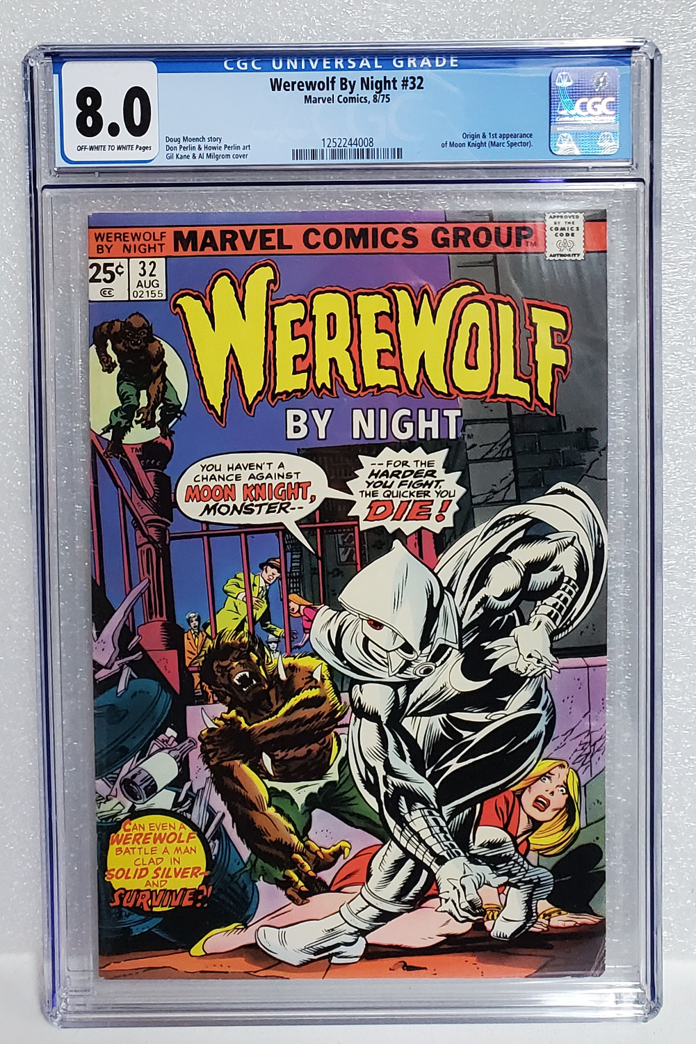 Werewolf By Night #32 CGC-Graded 8.0: 1st Appearance of Moon Knight