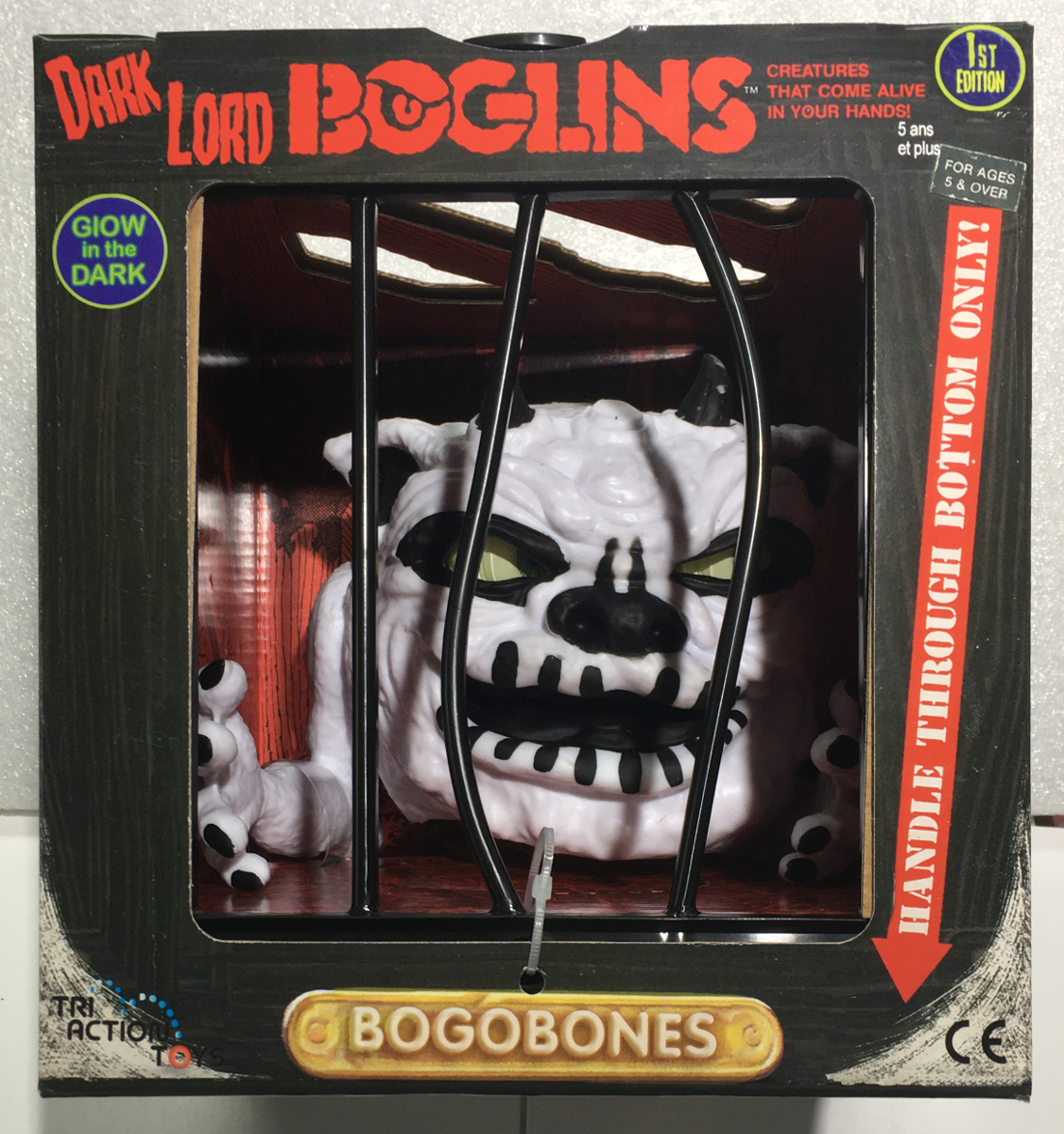 MIB Tri Action Toys First Edition Dark Lords Boglins Bogobones Puppet: Mint in Box 1