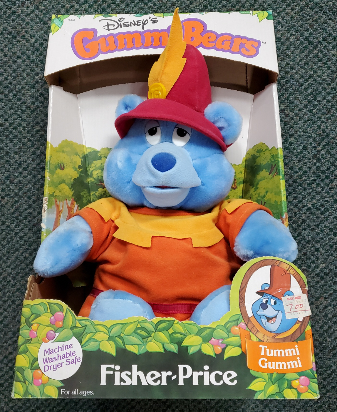 1985 Fisher-Price Disney's Gummi Bears Tummi Gummi 18″ Plush Bear – Mint in  Box – The Toys Time Forgot