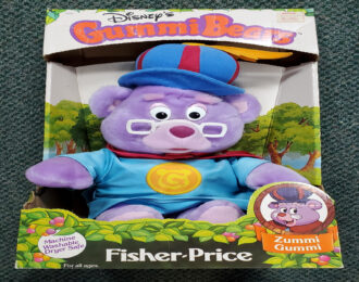 1985 Fisher-Price Disney’s Gummi Bears Zummi Gummi 18″ Plush Bear – Mint in Box