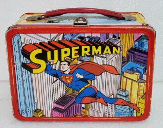 1967 King-Seeley Superman Metal Lunchbox and Thermos