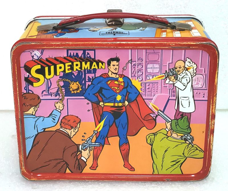1967 King-Seeley Superman Metal Lunchbox and Thermos 2