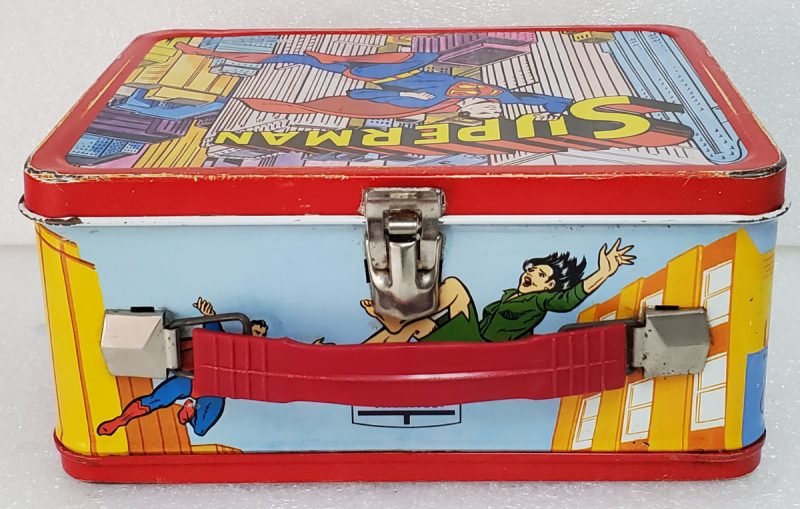 1967 King-Seeley Superman Metal Lunchbox and Thermos 6