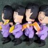 1966 Lux Soap Promotional Beatles 13" Inflatable Doll Set of Four 4