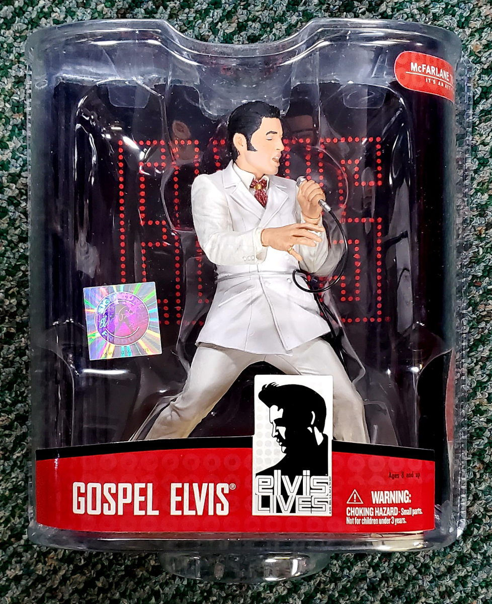 MOC McFarlane Toys Gospel Elvis Action Figure: Factory Sealed 1