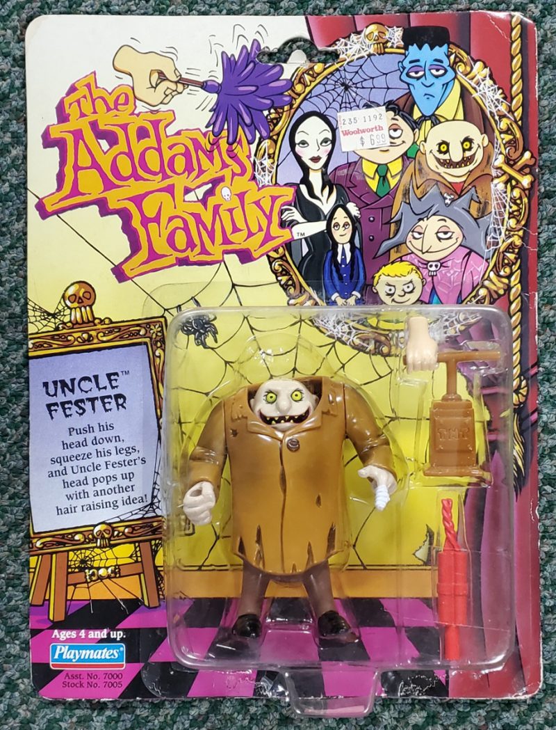 MOC 1992 Playmates The Addams Family Uncle Fester Action Figure 1