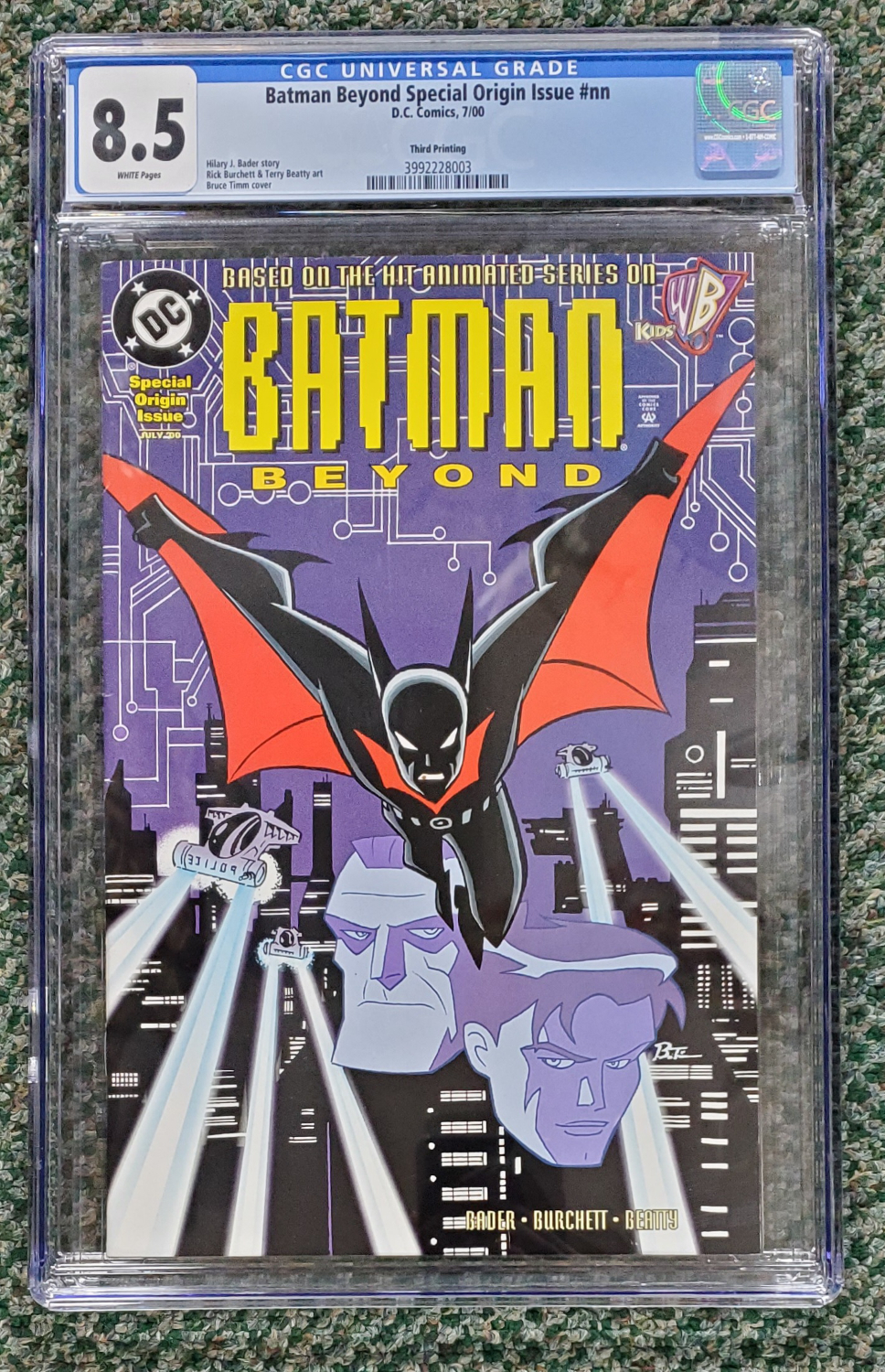 CGC-Graded 8.5 Batman Beyond Special Origin Issue: Super Rare Third Printing
