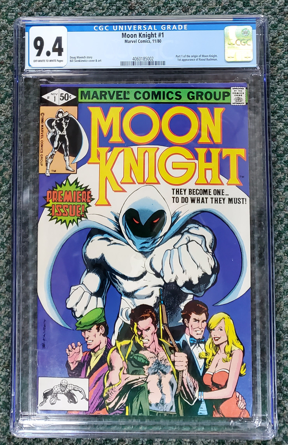 Moon Knight #1 CGC-Graded 9.4: Part 1 of the Origin of Moon Knight