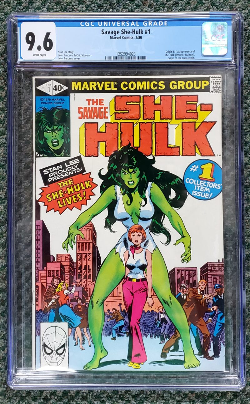 The Savage She-Hulk #1 CGC-Graded 9.6: 1st Appearance and Origin of She-Hulk (Jennifer Walters) 1