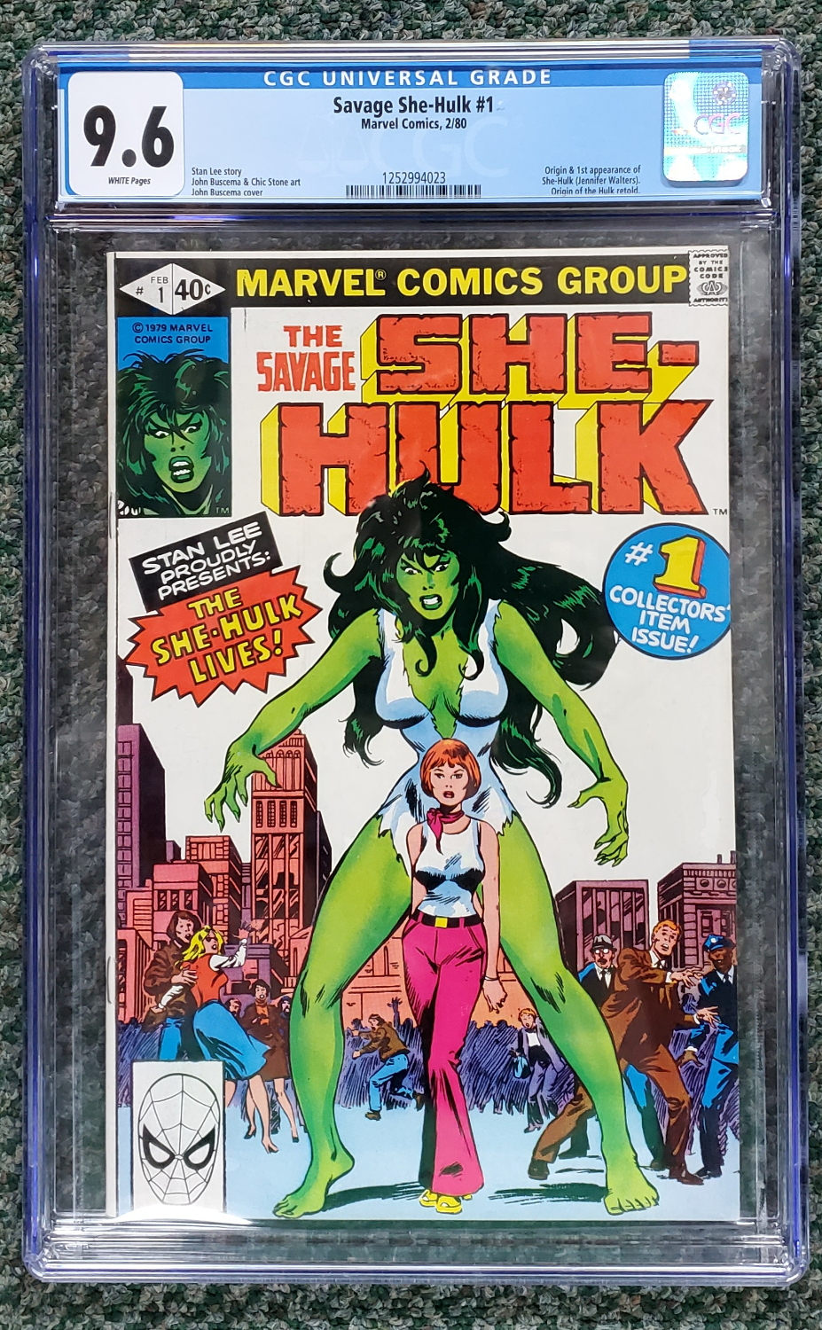 The Savage She-Hulk #1 CGC-Graded 9.6: 1st Appearance and Origin of She-Hulk (Jennifer Walters)