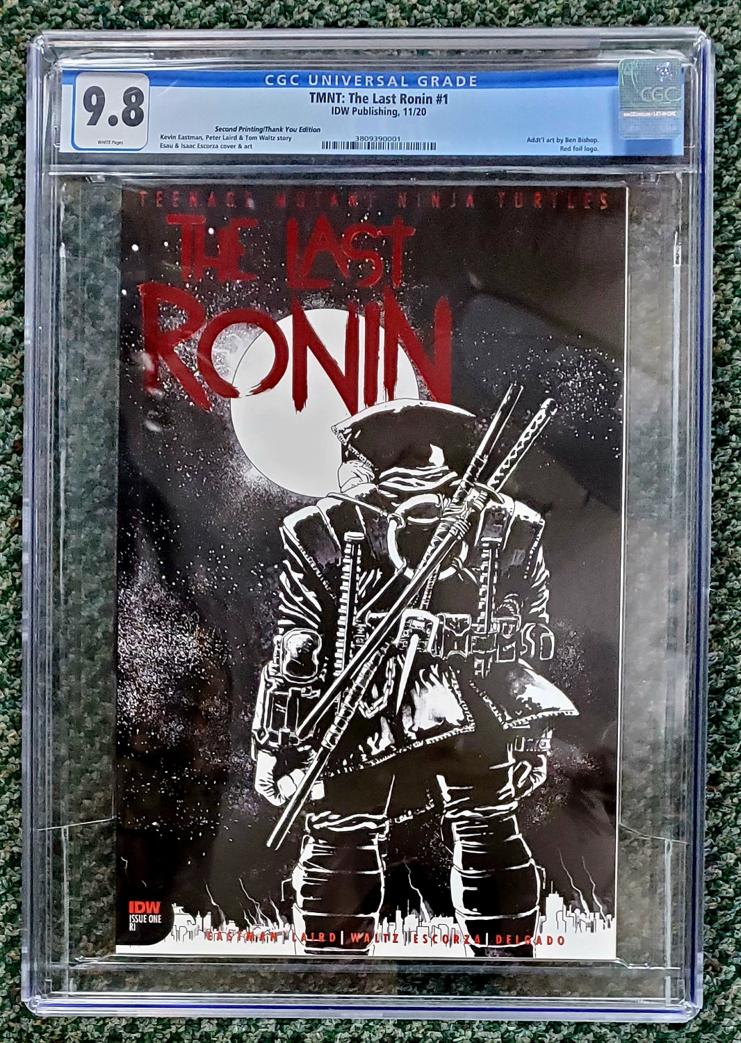 CGC-Graded 9.8 TMNT: The Last Ronin #1 Retailer Thank You Cover 1