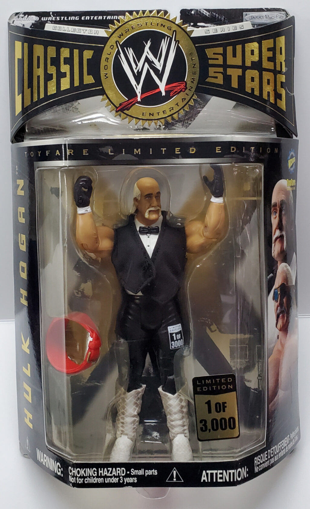 MOC Jakks Pacific Toyfare Limited Edition WWE Classic Superstars Hulk Hogan Action Figure - Factory Sealed 1