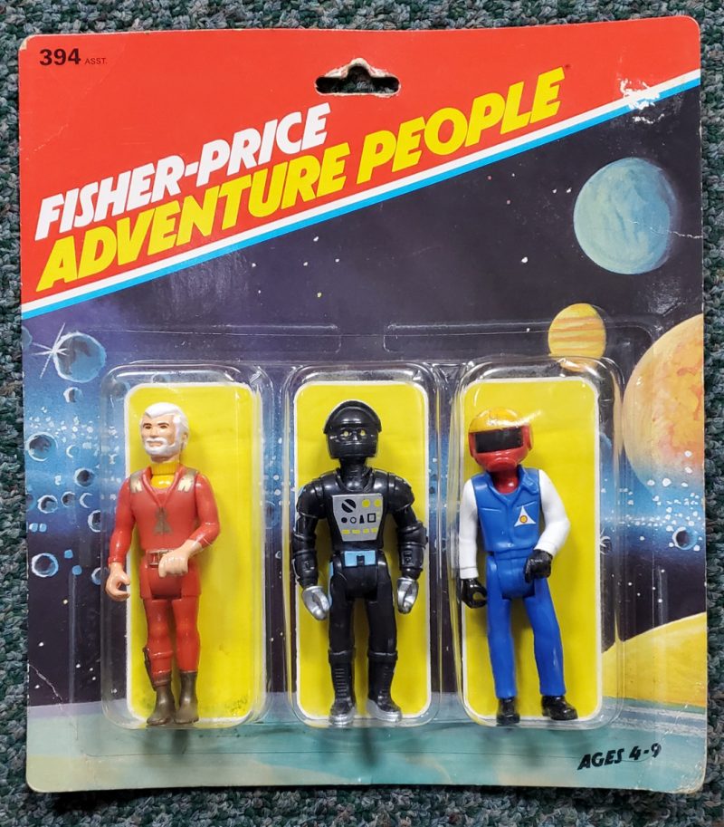 1983 Fisher-Price Adventure People 3-Pack of Figures: Mint on Card 1