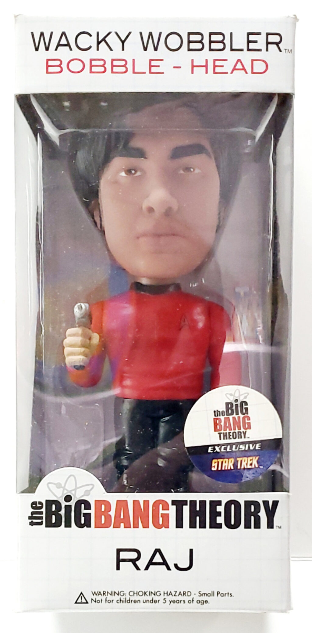 Big Bang Theory Star Trek Commander Raj Koothrapalli Wacky Wobbler Bobblehead from Funko 1