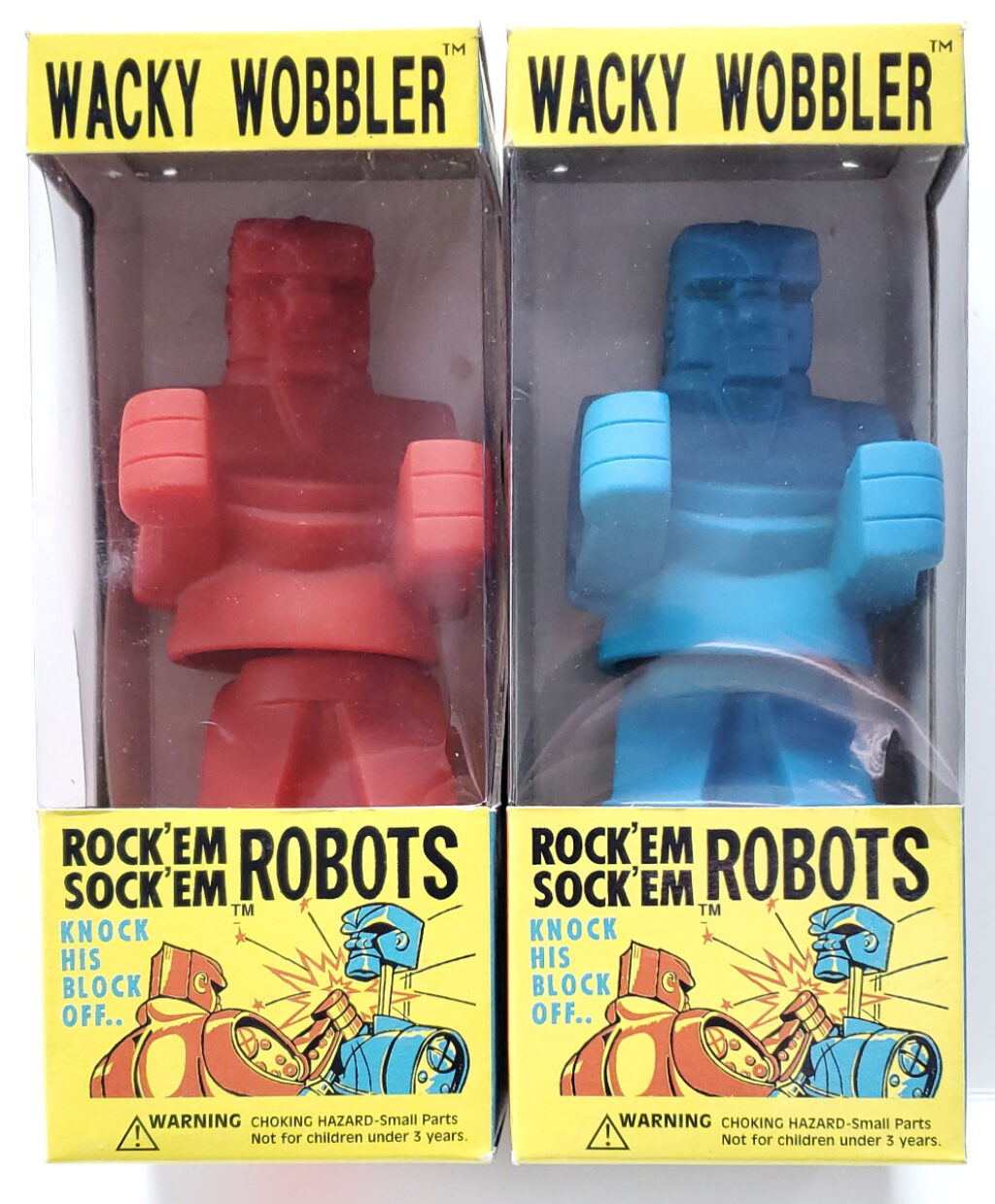 Rock 'Em Sock 'Em Robots Wacky Wobbler Bobblehead Set from Funko – The Toys  Time Forgot